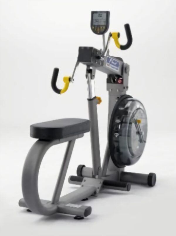 A seated upper body ergometer