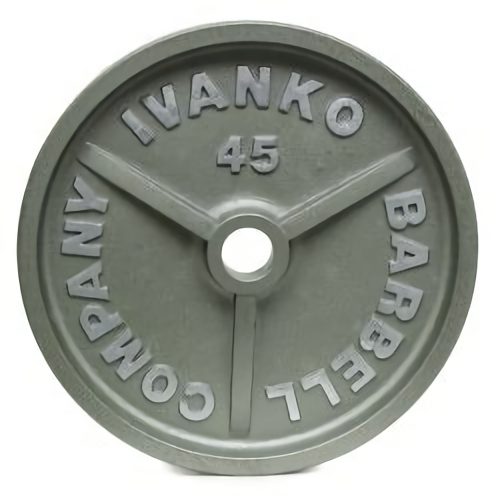 Ivanko Barbell company 48 lb barbell plate